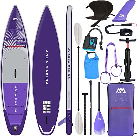 SUP AQUA MARINA CORAL TOURING 11'6" PURPLE modello 2023 - SUP gonfiabile