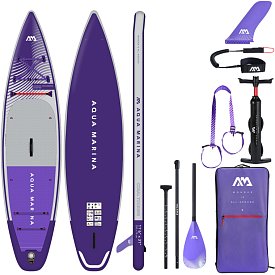 SUP AQUA MARINA CORAL TOURING 11'6" PURPLE - SUP gonfiabile