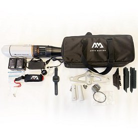 Motore AQUA MARINA BlueDrive X PRO 2026 modello 3,0 - per SUP, kayak e scooter subacqueo - 2x batterie, 1x caricabatterie