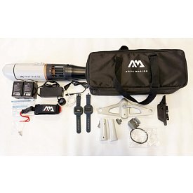 Motore AQUA MARINA BlueDrive X PRO  - per SUP, kayak e scooter subacqueo - 2x batterie, 1x caricabatterie