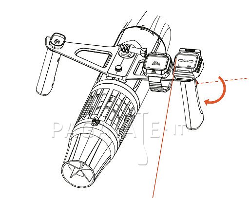 Motore AQUA MARINA BlueDrive X PRO  - per SUP, kayak e scooter subacqueo - 2x batterie, 1x caricabatterie