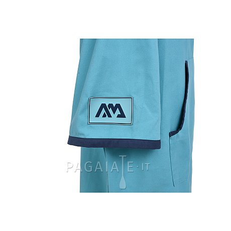 Poncho Aqua Marina Micro-fabric Change (Aqua) per un facile cambio quando fa freddo