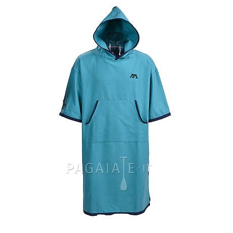 Poncho Aqua Marina Micro-fabric Change (Aqua) per un facile cambio quando fa freddo