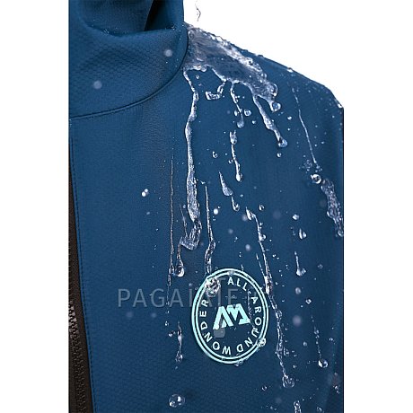 Poncho Aqua Marina Water-repellent Thermal (Navy) per un facile cambio quando fa freddo
