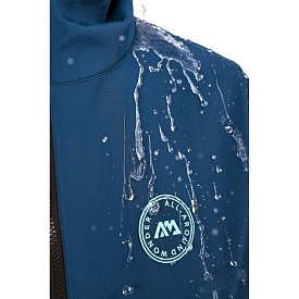 Poncho Aqua Marina Water-repellent Thermal (Navy) per un facile cambio quando fa freddo