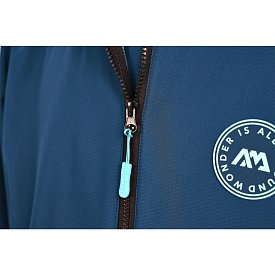 Poncho Aqua Marina Water-repellent Thermal (Navy) per un facile cambio quando fa freddo