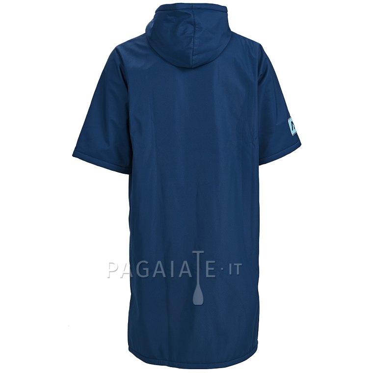 Pončo Aqua Marina Water-repellent Thermal (Navy) pro snadné převlékání v chladném počasí