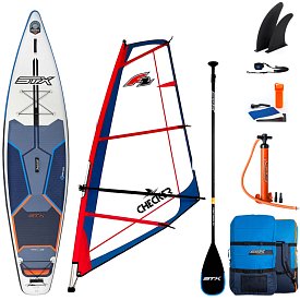 SUP STX WS Tourer 11'6 WindSUP con pagaia e vela STX 2022 - SUP gonfiabile e  windsurf