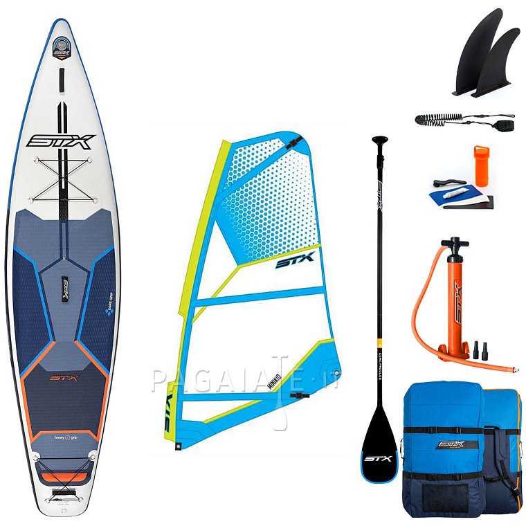 Paddleboard STX WS Tourer 11'6 WindSUP s pádlem komplet s plachtou 2022 - nafukovací paddleboard a windsurfing