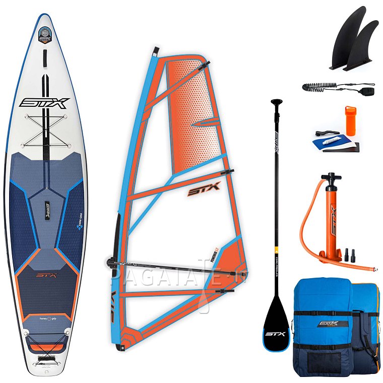 Paddleboard STX WS Tourer 11'6 WindSUP s pádlem komplet s plachtou 2022 - nafukovací paddleboard a windsurfing