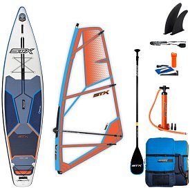 SUP STX WS Tourer 11'6 WindSUP con pagaia e vela STX 2022 - SUP gonfiabile e  windsurf