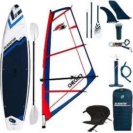 SUP GLADIATOR WindSUP 11'6  completo di vela - SUP gonfiabile, WindSUP e kayak