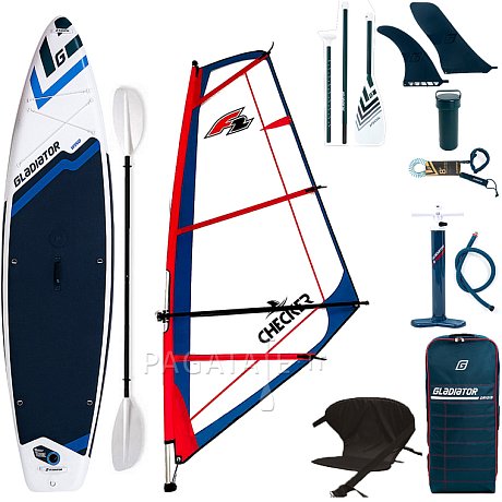 SUP GLADIATOR WindSUP 11'6  completo di vela - SUP gonfiabile, WindSUP e kayak