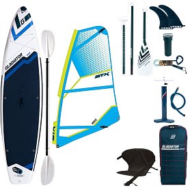 SUP GLADIATOR WindSUP 11'6  completo di vela - SUP gonfiabile, WindSUP e kayak