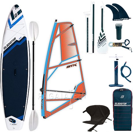 SUP GLADIATOR WindSUP 11'6  completo di vela - SUP gonfiabile, WindSUP e kayak