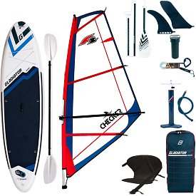 SUP GLADIATOR WindSUP 10'7  completo di vela - SUP gonfiabile, WindSUP e kayak