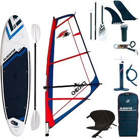 SUP GLADIATOR WindSUP 10'7  completo di vela - SUP gonfiabile, WindSUP e kayak