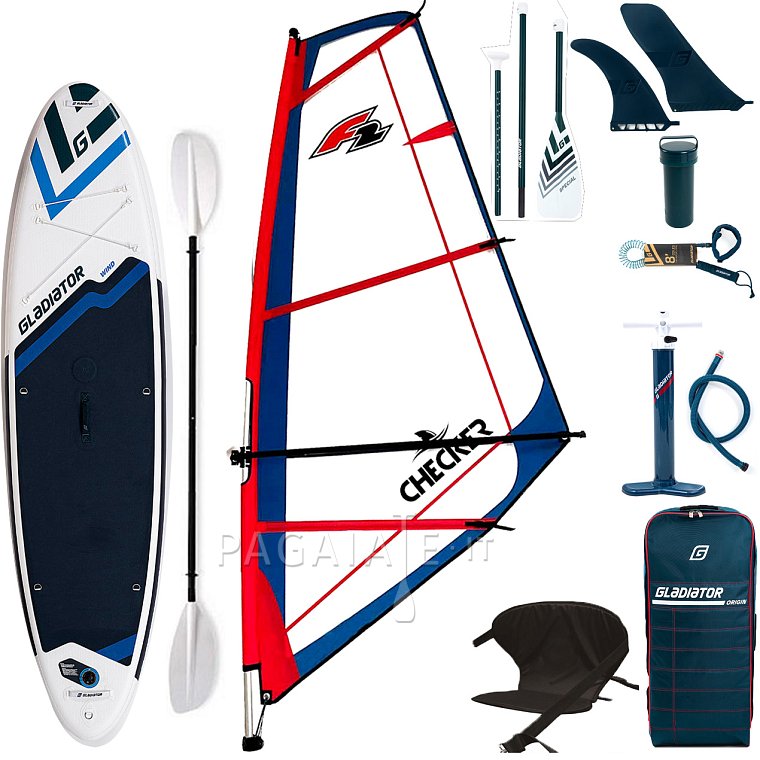 SUP GLADIATOR WindSUP 10'7  completo di vela - SUP gonfiabile, WindSUP e kayak