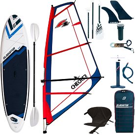 SUP GLADIATOR WindSUP 10'7  completo di vela - SUP gonfiabile, WindSUP e kayak