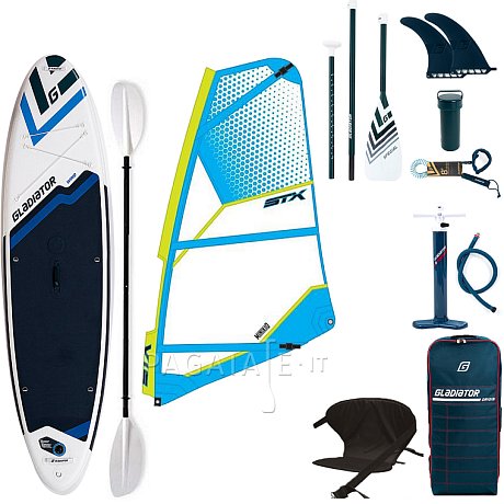 SUP GLADIATOR WindSUP 10'7  completo di vela - SUP gonfiabile, WindSUP e kayak