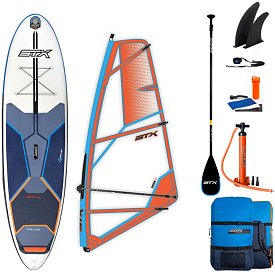 SUP STX WS Hybrid Freeride 11'6-32 Blue Orange completo di vela - SUP gonfiabile e WindSUP