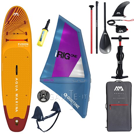 SUP AQUA MARINA FUSION 10'10 modello 2023 completo di vela gonfiabile