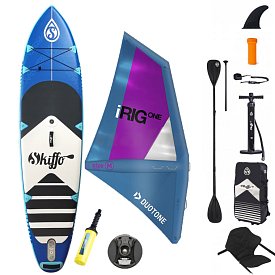 SUP SKIFFO SMU 10'4 COMBO con vela gonfiabile DUOTONE- SUP gonfiabile, WindSUP, kayak