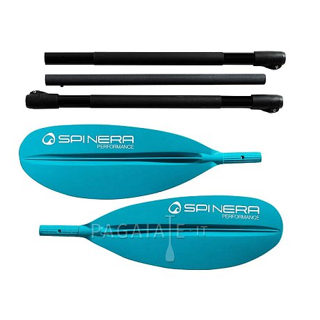 Pagaia SPINERA Performance Fiberglass 5D per kayak - lunghezza regolabile