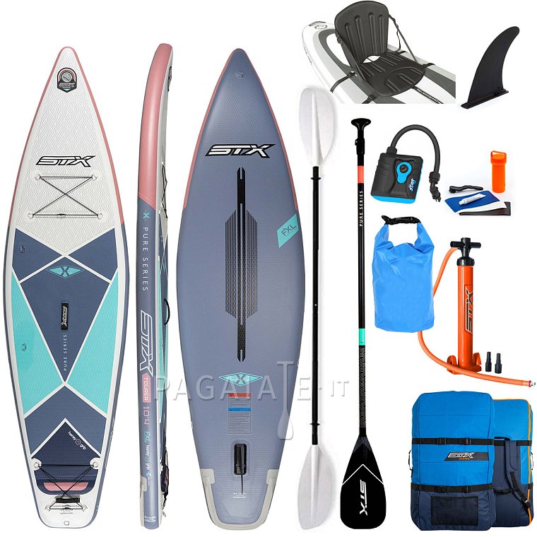 Paddleboard STX Pure Tourer 11'6 x 29 s pádlem 2022 - nafukovací paddleboard