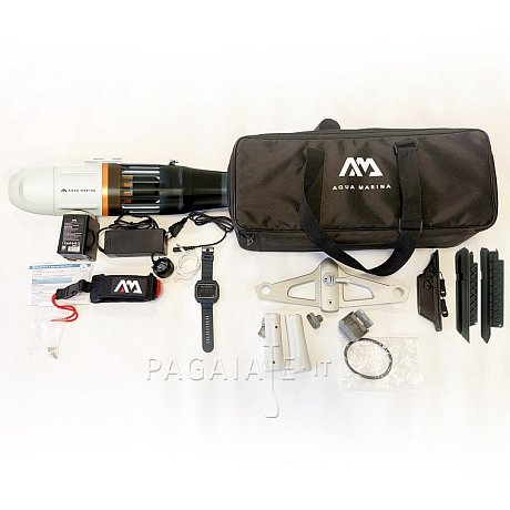 MOTORE AQUA MARINA BlueDrive X 2026 modello 3,0 - per SUP, kayak e scooter subacqueo - 1x batteria, 1x caricabatterie