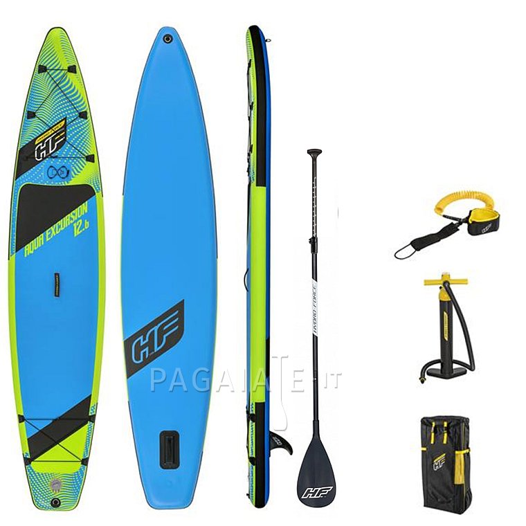 Paddleboard HYDRO FORCE AQUA EXCURSION 12'6'' s pádlem - nafukovací