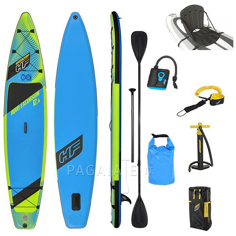 Paddleboard HYDRO FORCE AQUA EXCURSION 12'6'' s pádlem - nafukovací