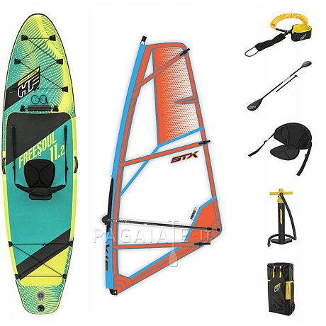 SUP HYDRO FORCE FREESOUL COMBO 11'2 WindSUP 2023 completo di vela STX - SUP gonfiabile, WindSUP,  kayak