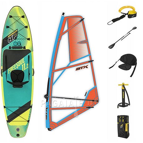 SUP HYDRO FORCE FREESOUL COMBO 11'2 WindSUP 2023 completo di vela STX - SUP gonfiabile, WindSUP,  kayak