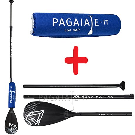 Set - pagaia Aqua Marina Sports III modello 2021 + floater