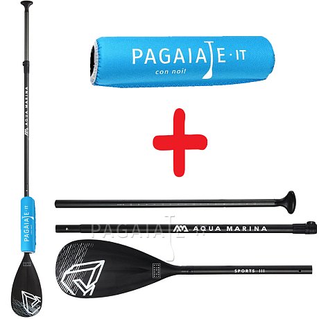 Set - pagaia Aqua Marina Sports III modello 2021 + floater