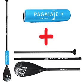 Set - pagaia Aqua Marina Sports III modello 2021 + floater