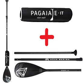 Set - pagaia Aqua Marina Sports III modello 2021 + floater