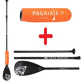 Set - pagaia Aqua Marina Sports III modello 2021 + floater