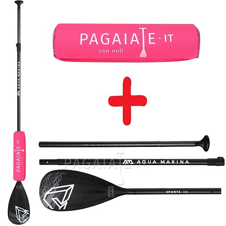 Set - pagaia Aqua Marina Sports III modello 2021 + floater