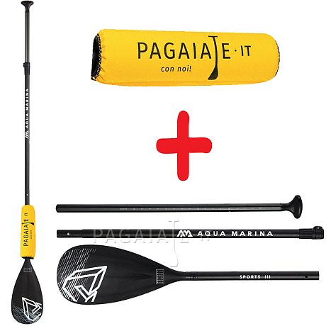 Set - pagaia Aqua Marina Sports III modello 2021 + floater