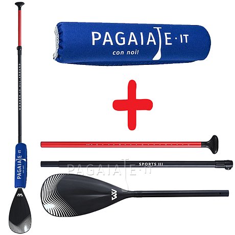 Set - pagaia Aqua Marina Sports III modello 2023 + floater