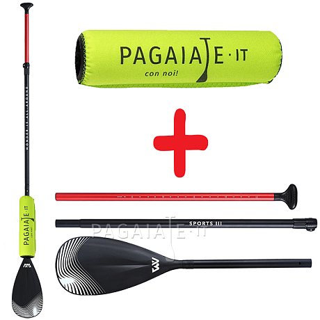 Set - pagaia Aqua Marina Sports III + floater