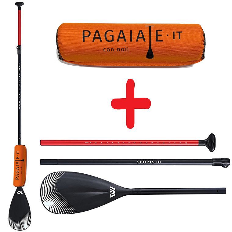 Set - pagaia Aqua Marina Sports III + floater