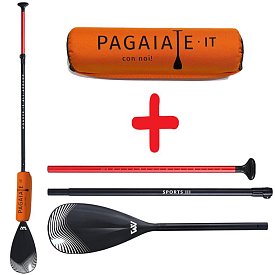 Set - pagaia Aqua Marina Sports III + floater