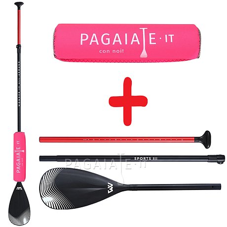 Set - pagaia Aqua Marina Sports III modello 2023 + floater