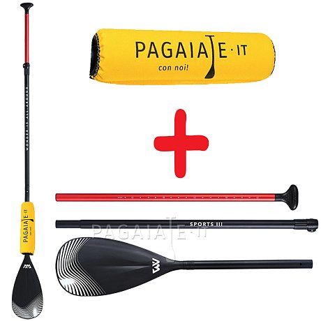 Set - pagaia Aqua Marina Sports III + floater