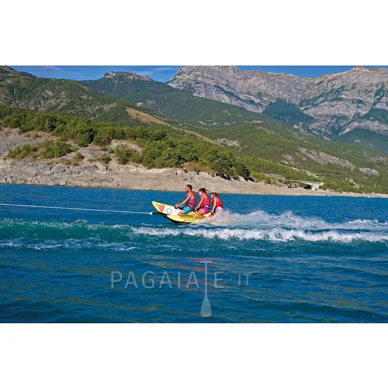 Tahadlo SPINERA ROCKET 3 towable - třímístný nafukovací banán