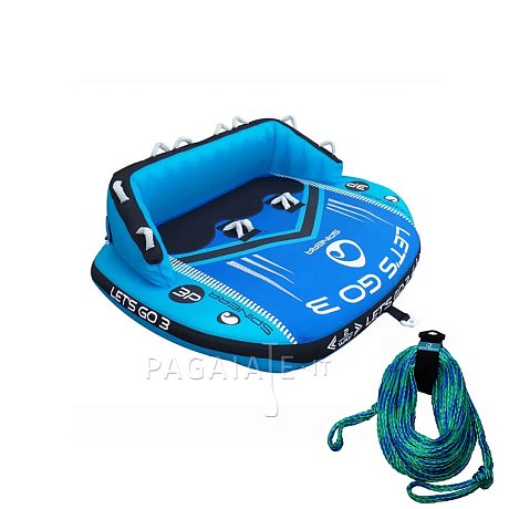 Gonfiabile da traino SPINERA LET'S GO 3 towable - 3 posti