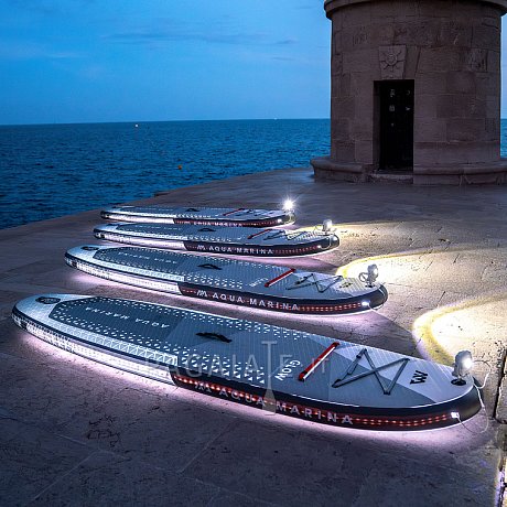 SUP AQUA MARINA GLOW 10'4 - SUP gonfiabile luminoso